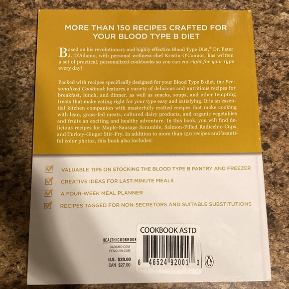 Eat Right 4 Your Type Personalized Cookbook Type B: 150+ Healthy Recipes Book - Picture 5 of 16